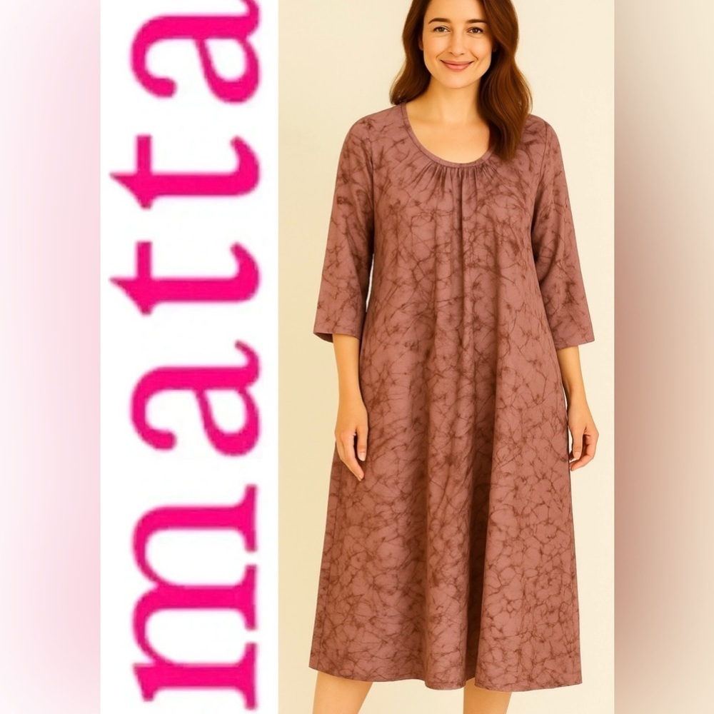 - Matta NY marble dress- silk size M